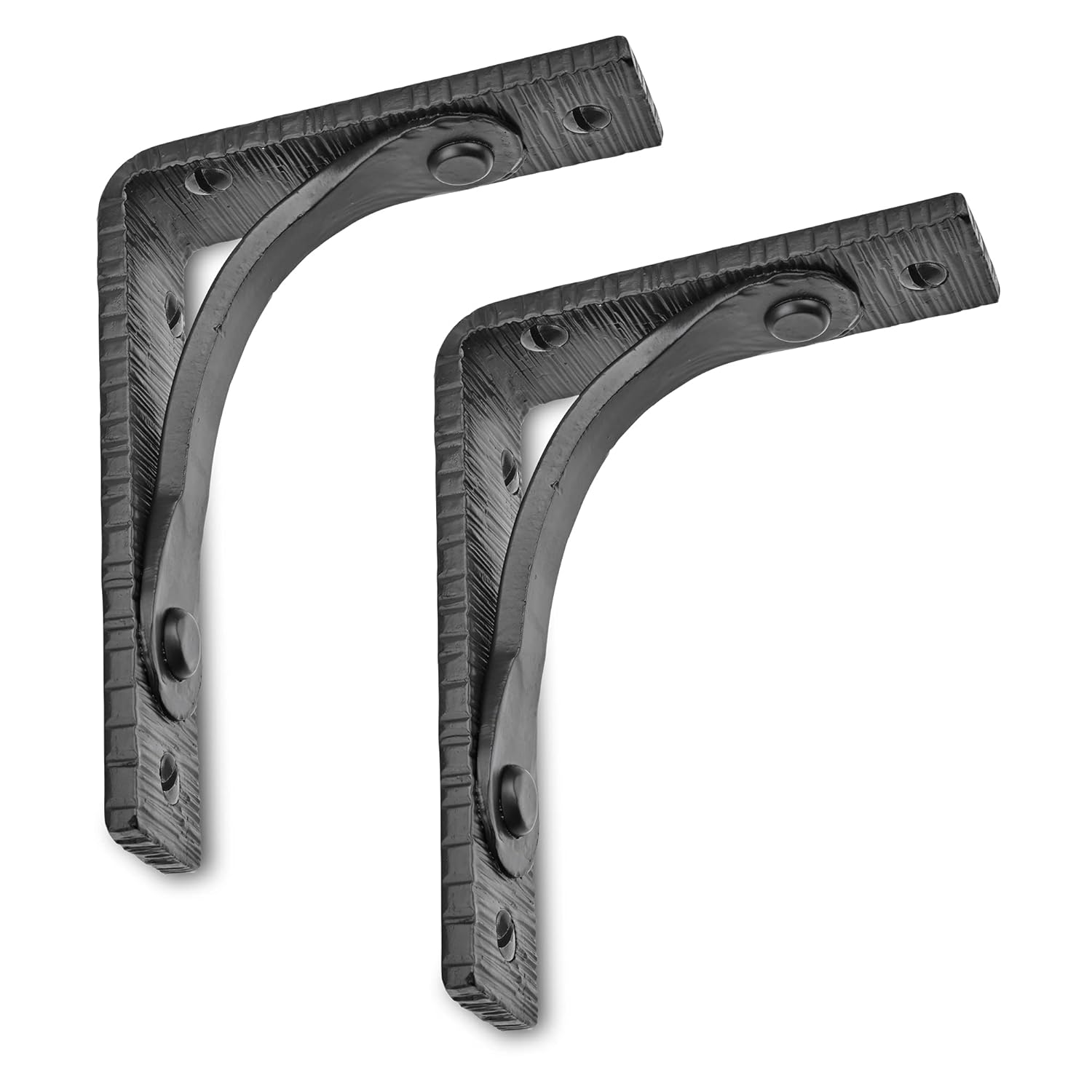 Black Shelf Bracket Decorative Shelf Brackets, Metal Shelf