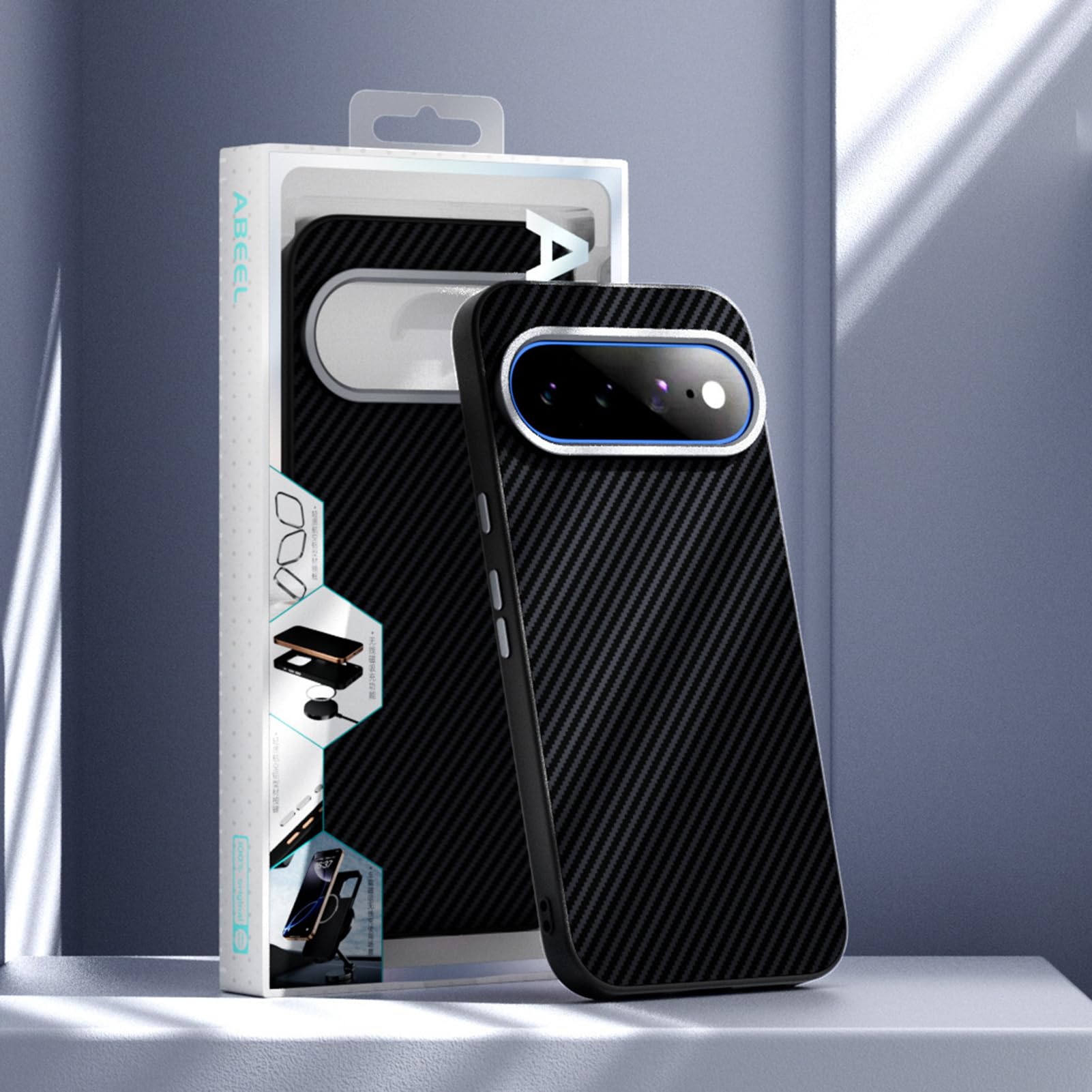 Magnetica Custodia per Google Pixel 11ProXL/11 Pro/11, Opaca Blocco Colore