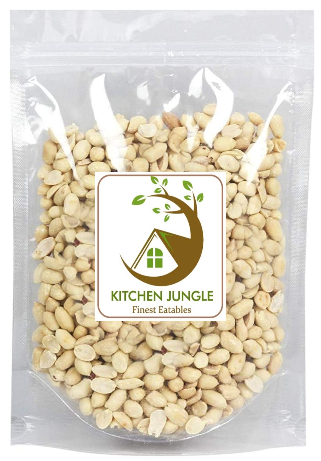 Kitchen Jungle Roasted Salted Peanuts [Grade A Peanuts, Skin Removed] (200)