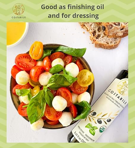 Miniatura 8 de Aceite de oliva virgen extra con infusión de albahaca y limón Evoo Combo. Ideal para aderezo y acabado de ensaladas - COSTABILE