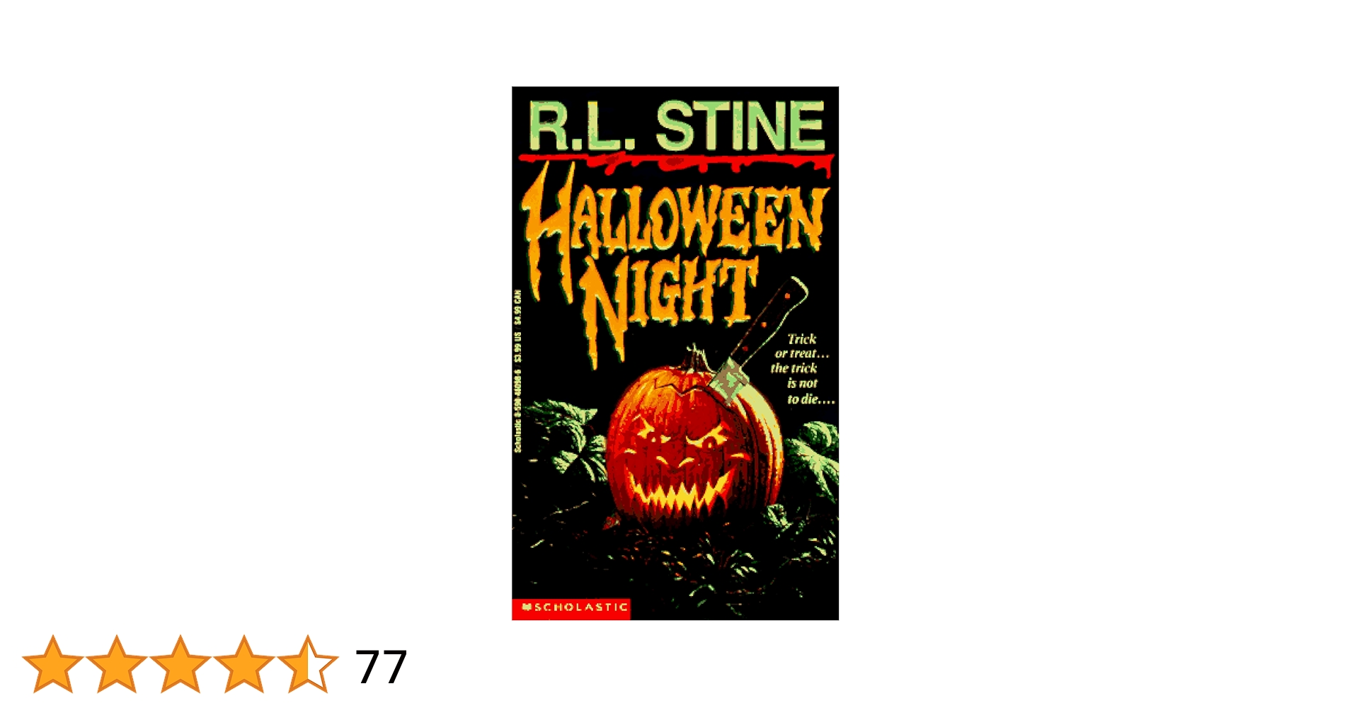 文学・小説 Halloween Night Halloween Night: Stine, R. L.: 9780590460989: Books - Amazon.ca