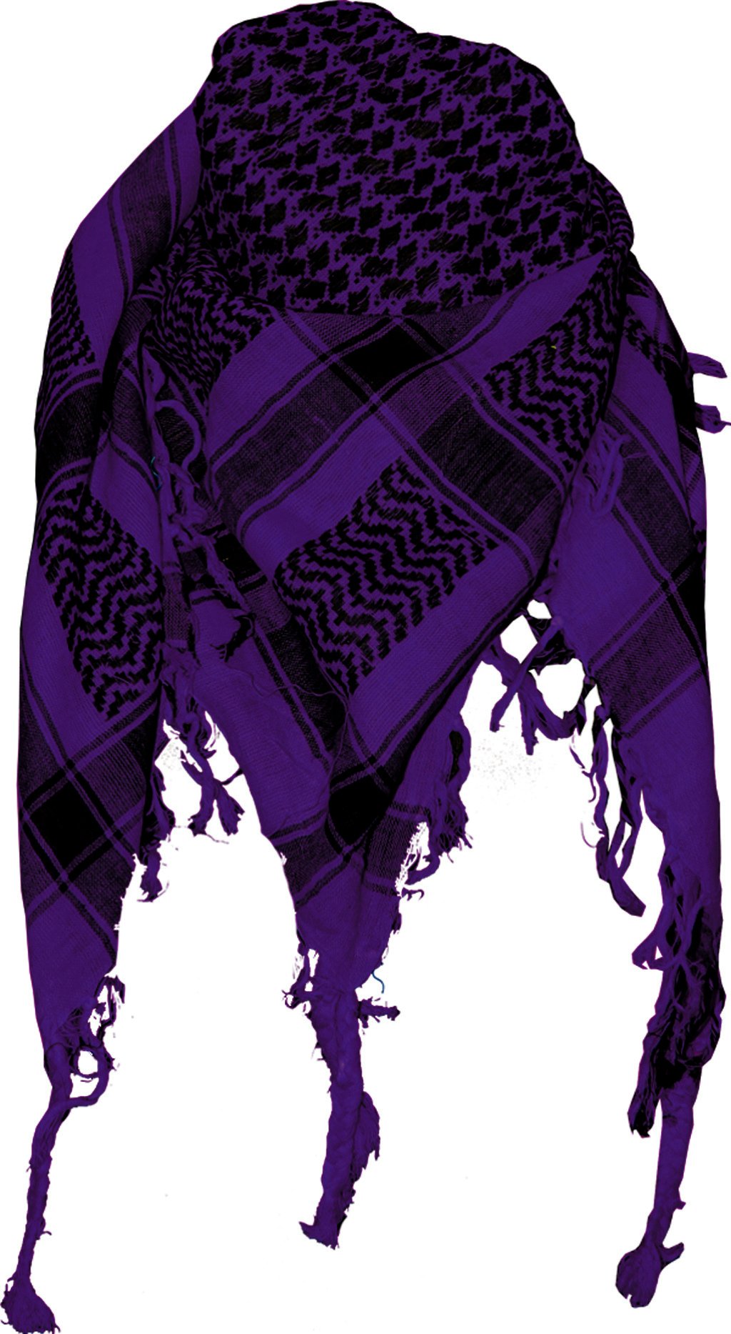 Doktor Hardstuff Women's Scarf Purple Lila, Schwarz