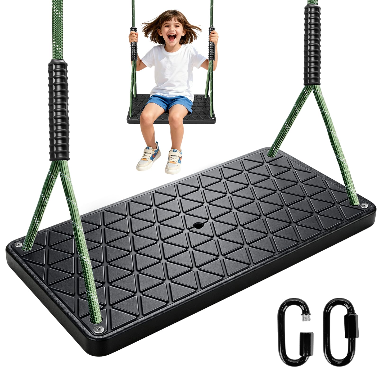 ZoeZure Heavy Duty Swing Seat,Non Slip Swing Set