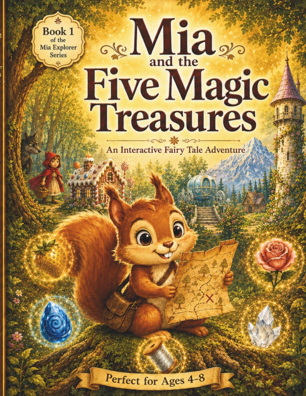 Mia the Explorer: The Five Magic Treasures: A Magical Read-Aloud Adventure with Coloring, Search-and-Find, and a Passport (Mia's Magical Treasure Adventures)
