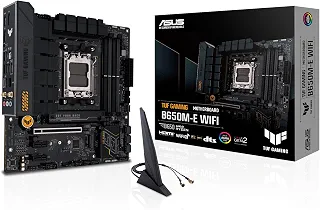 Placa Mãe Asus TUF Gaming B650M-E WIFI, Chipset B650, AMD AM5, mATX, DDR5, 90MB1FV0-M0EAY0