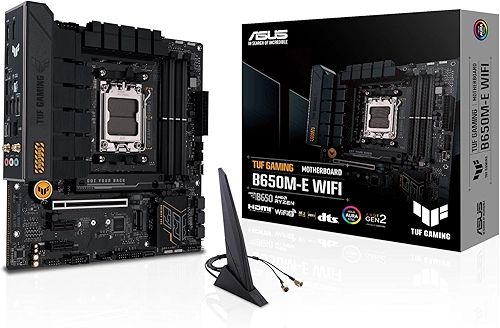 Placa Mãe Asus TUF Gaming B650M-E WIFI, Chipset B650, AMD AM5, mATX, DDR5, 90MB1FV0-M0EAY0