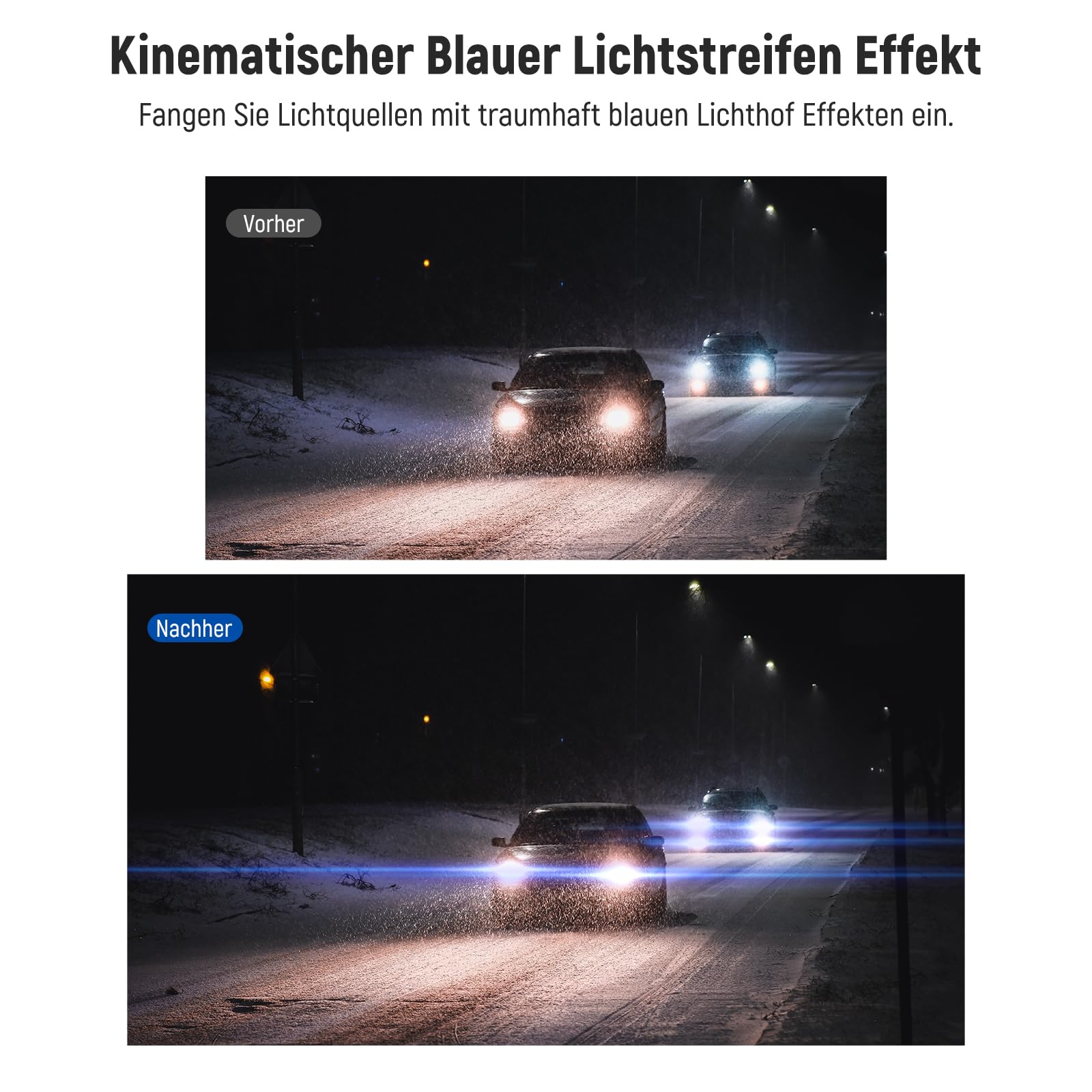 NEEWER 1,2X Anamorphot Objektiv, kompatibel mit DJI Osmo Pocket 3 / Pocket 4 / Xtra Muse, HD Magnetobjektiv für kinoreife Breitbildaufnahmen mit Blue Streak Effekt, LS-44 Pro
