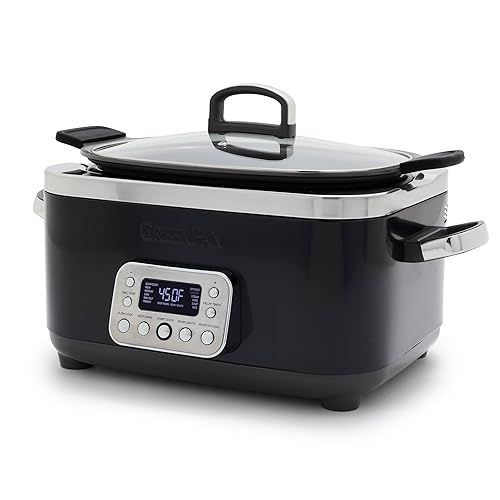 Elite 14-in-1 Nonstick 6QT Electric Slow Cooker, PFAS-Free Ceramic Multi-Cooker,