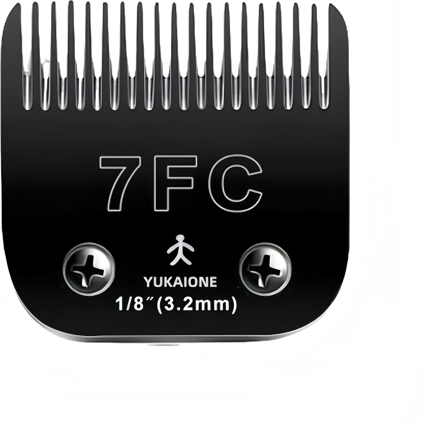 4F Dog Clipper Blade - SK2 Steel, Universal Compatibility with Andis, Oster, Wahl - 3/8" Cut for Medium Coats