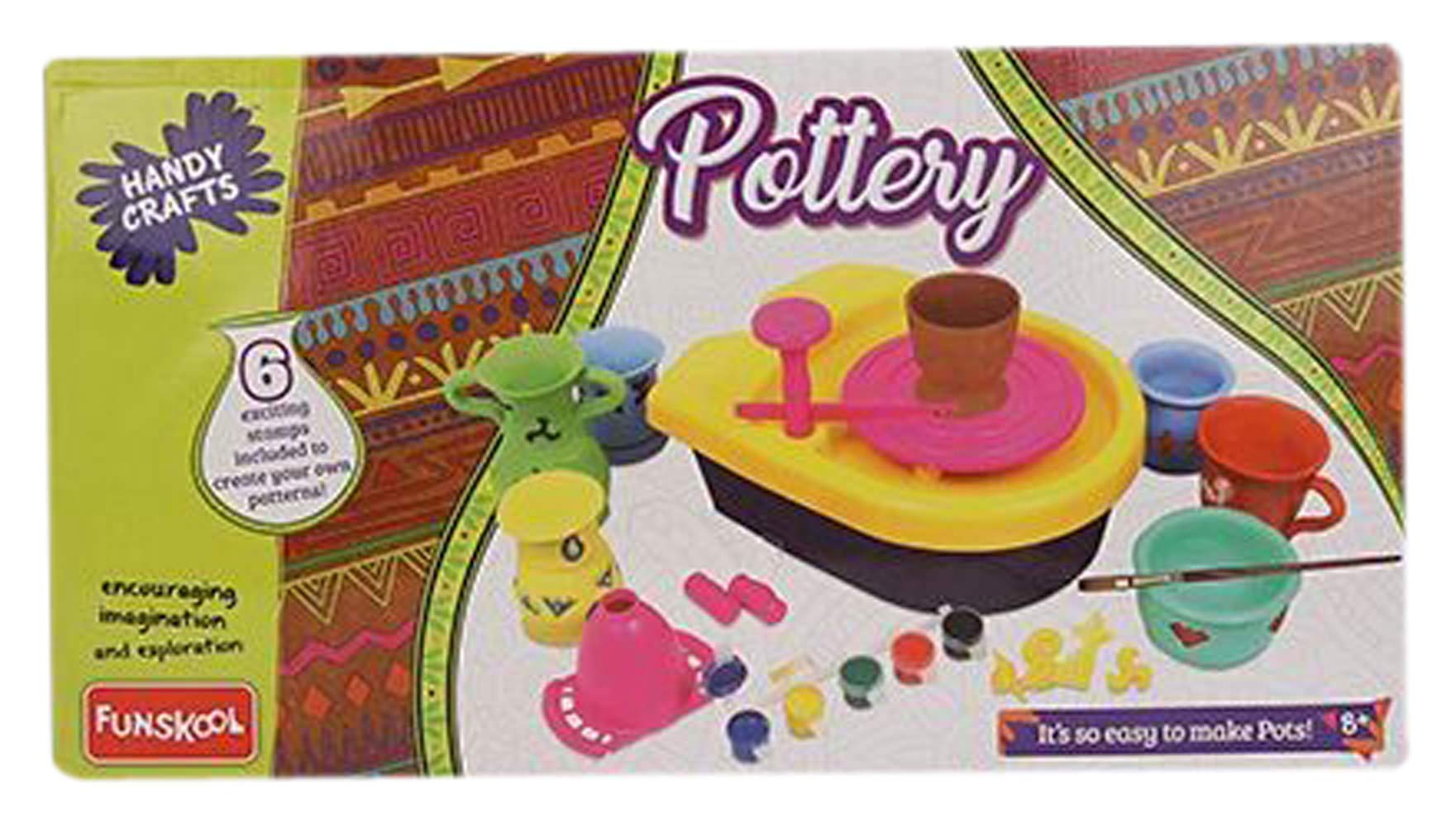 Funskool Pottery - Multi-Coloured Carton, 3 Years and up, 1 Piece (B07GXKZFQN) Amazon Price History, Amazon Price Tracker