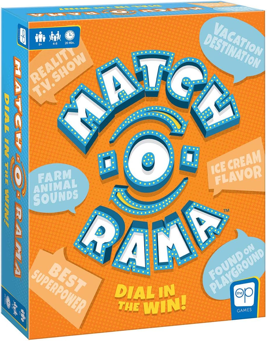 Match-O-Rama Family Board Game | Press-Your-Luck Matching Game Fun for All Ages | 4-8 Players | Ages 8+