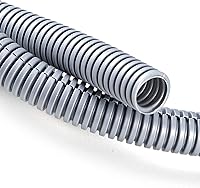 Vista 15 de ZhiYo 10 pies 1" Conducto de alambre dividido para telar, cubierta flexible para auto