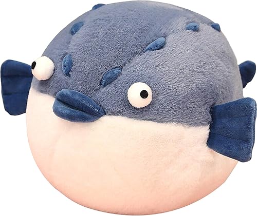GailiMaiYa Almohada de felpa de pez globo de 15.7 pulgadas, divertido animal de peluche suave, juguete de peluche de pez gordito, juguete único de disponible en Yaxa Colombia
