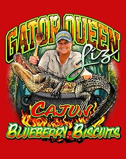 Gator Queen Liz Blueberry Biscuits - Breakfast Biscuits Bites Blueberry Biscuits - Healthy Breakfast Biscuits Bites Mixed Berry - Individual Breakfast Snacks Cajun Blueberry Biscuits Pack of 2