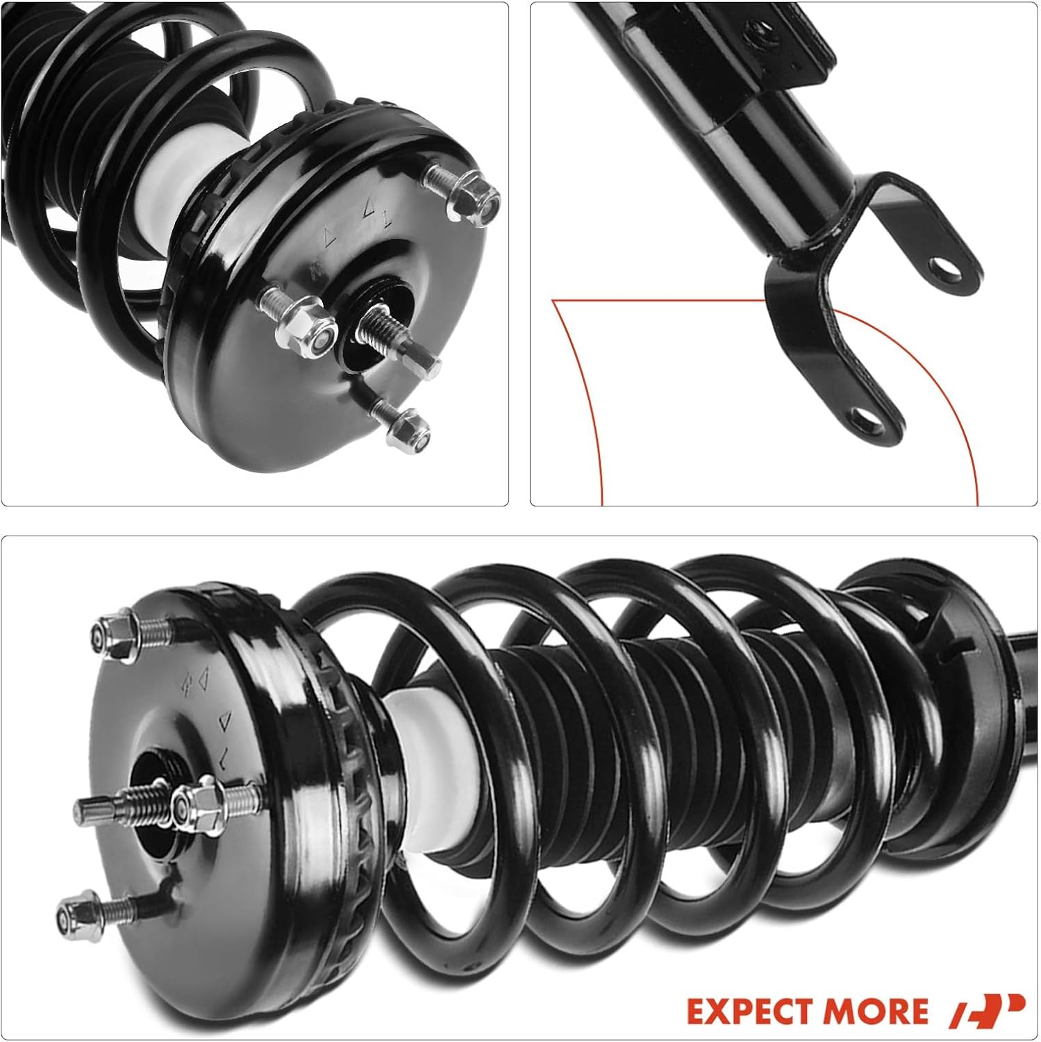 A-Premium Front Complete Strut & Coil Spring Assembly Compatible with Chrysler 300 2012-2014 & Dodge Charger 2012-2016, 2-PC Set