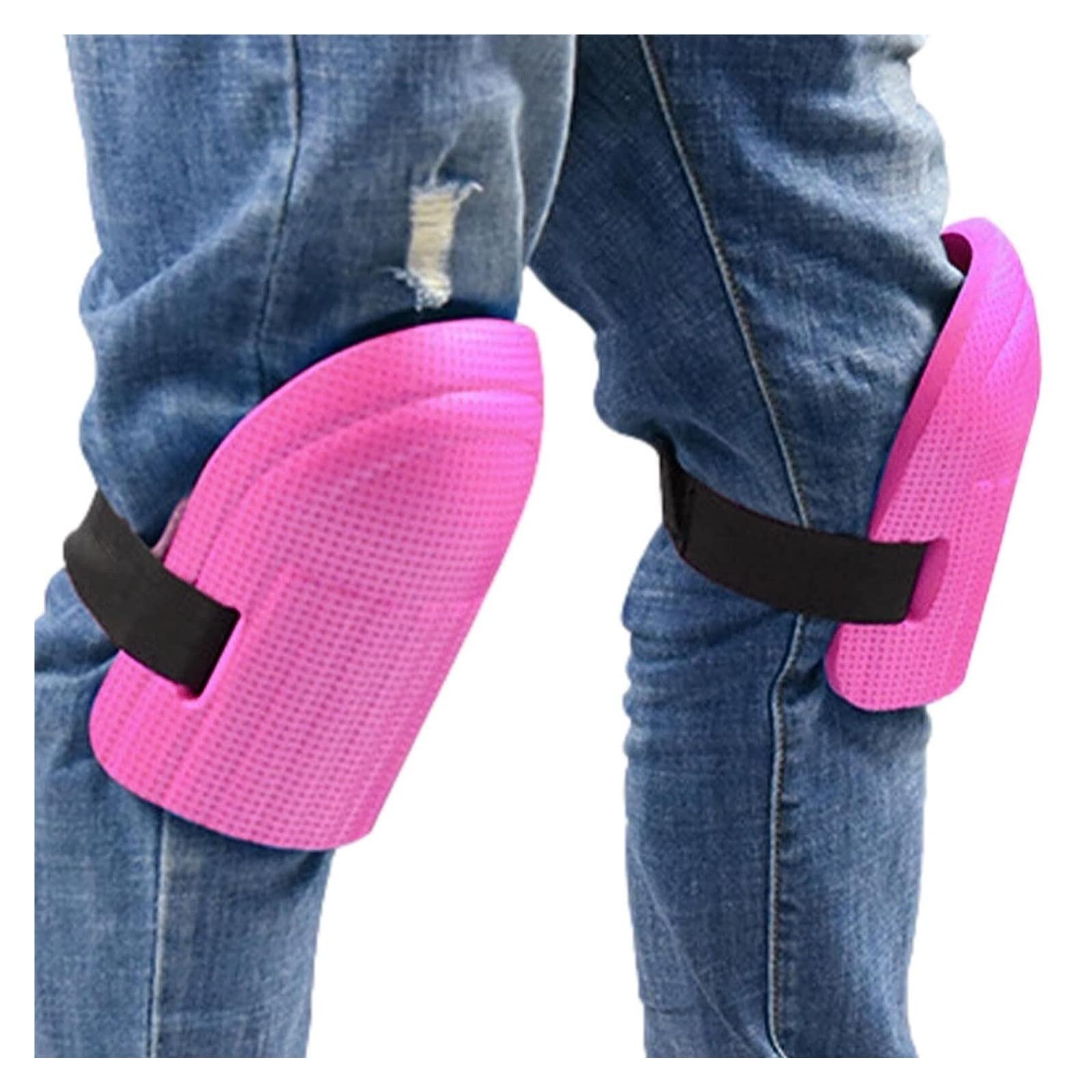 Namzi 1 Pairs Garden Kneeling Pad, Shockproof Adult Knee Pads, Protective Collision Avoidance Kneepads Thickened Cushion for Gardening, Flooring (Pink)