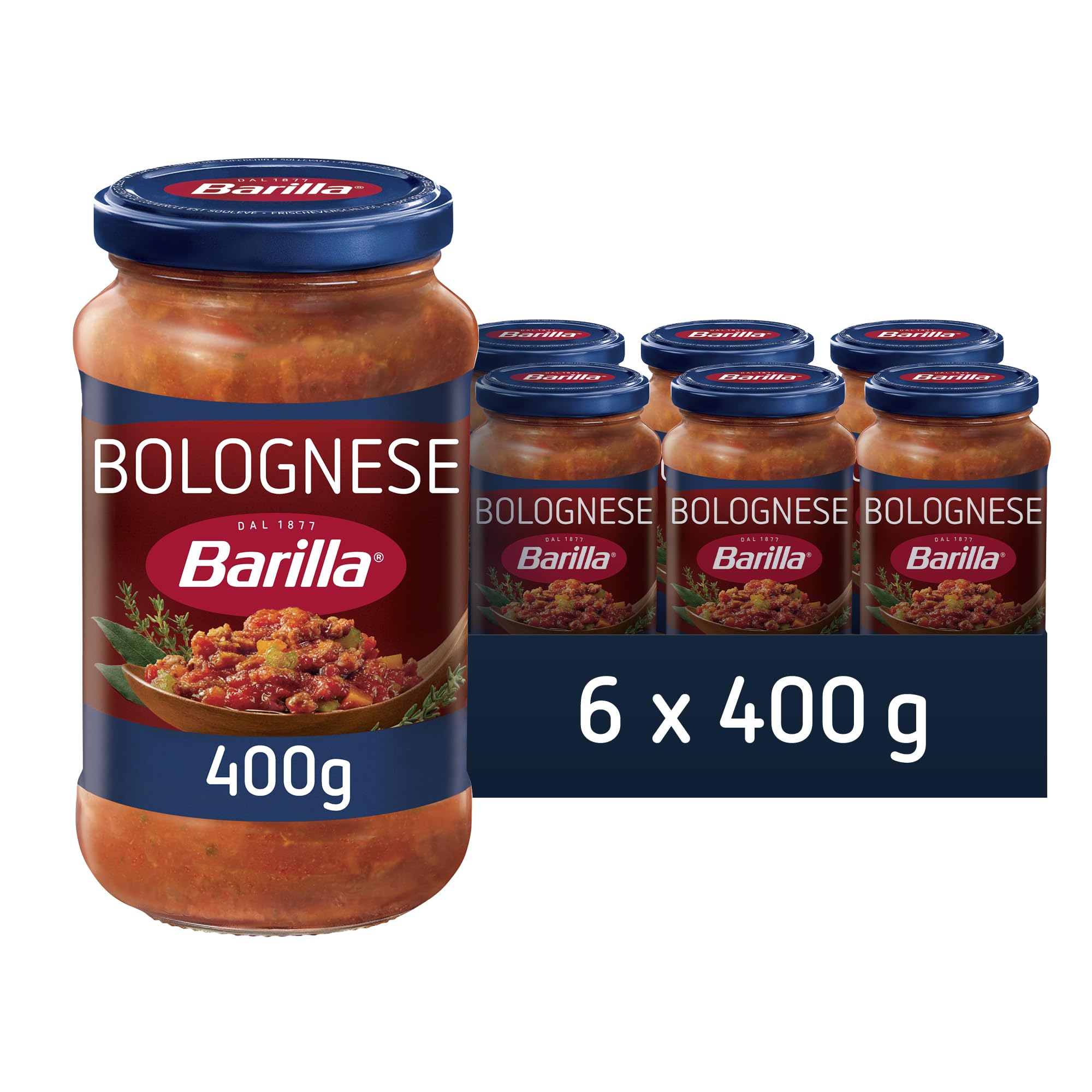 Barilla Pastasauce Bolognese, 6er Pack (6 x 400g)