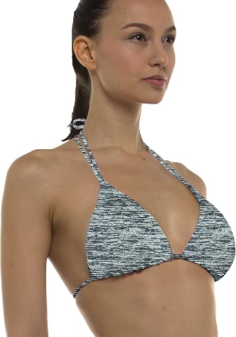 Private Island UPF50+ Women Rash Guard Triangle Stringer Swim Bra Suit Bikini Top Workout SBT