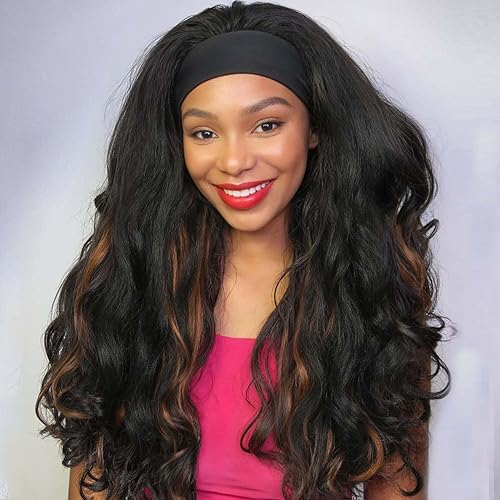 Quantum Love Yaki Curly Headband Wigs for Black Women Kinky