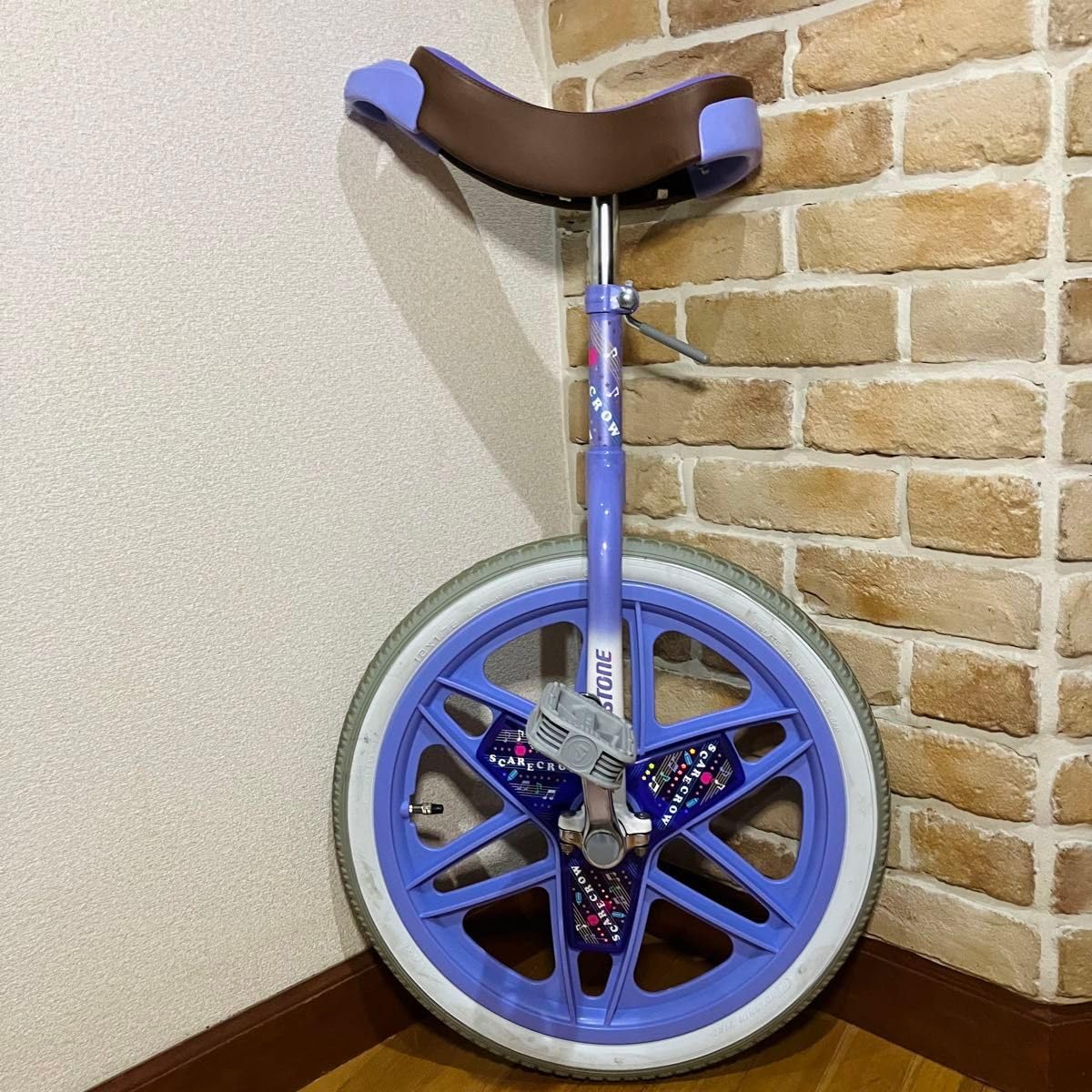 ブリヂストン一輪車18インチラベンダー