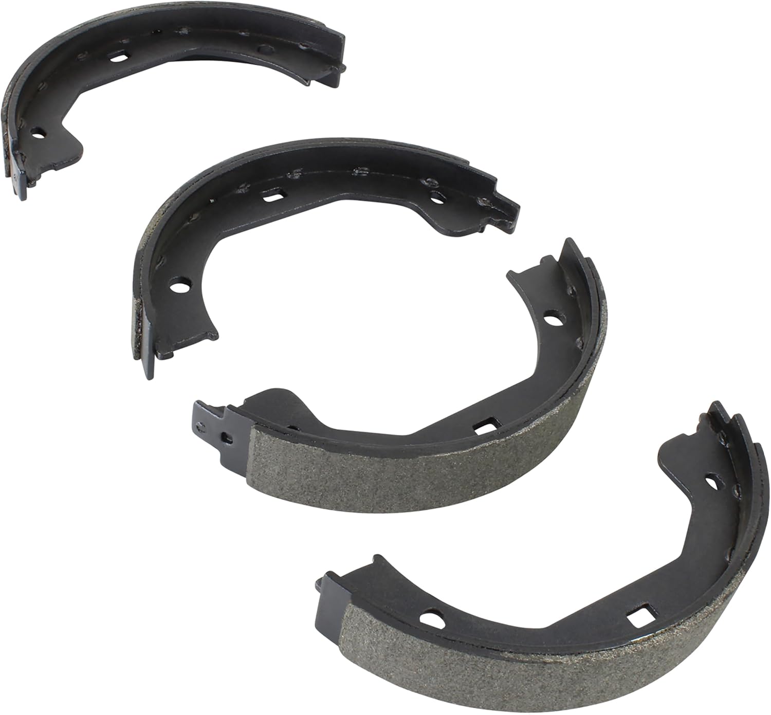 QUALITY-BUILT Rear Parking Brake Shoes, FPS877, Compatible with 2005-2008 Ford/Mazda/Mercury (Escape,Mariner,Tribute)