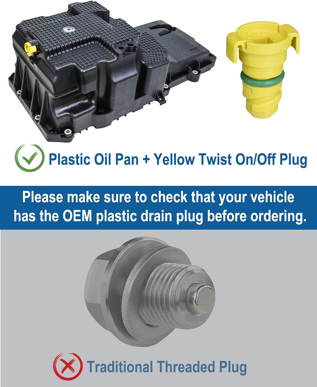 Oil Drain Plugs Alumnium Alloy Mustangs Oil Drian Valve FT4Z6730A