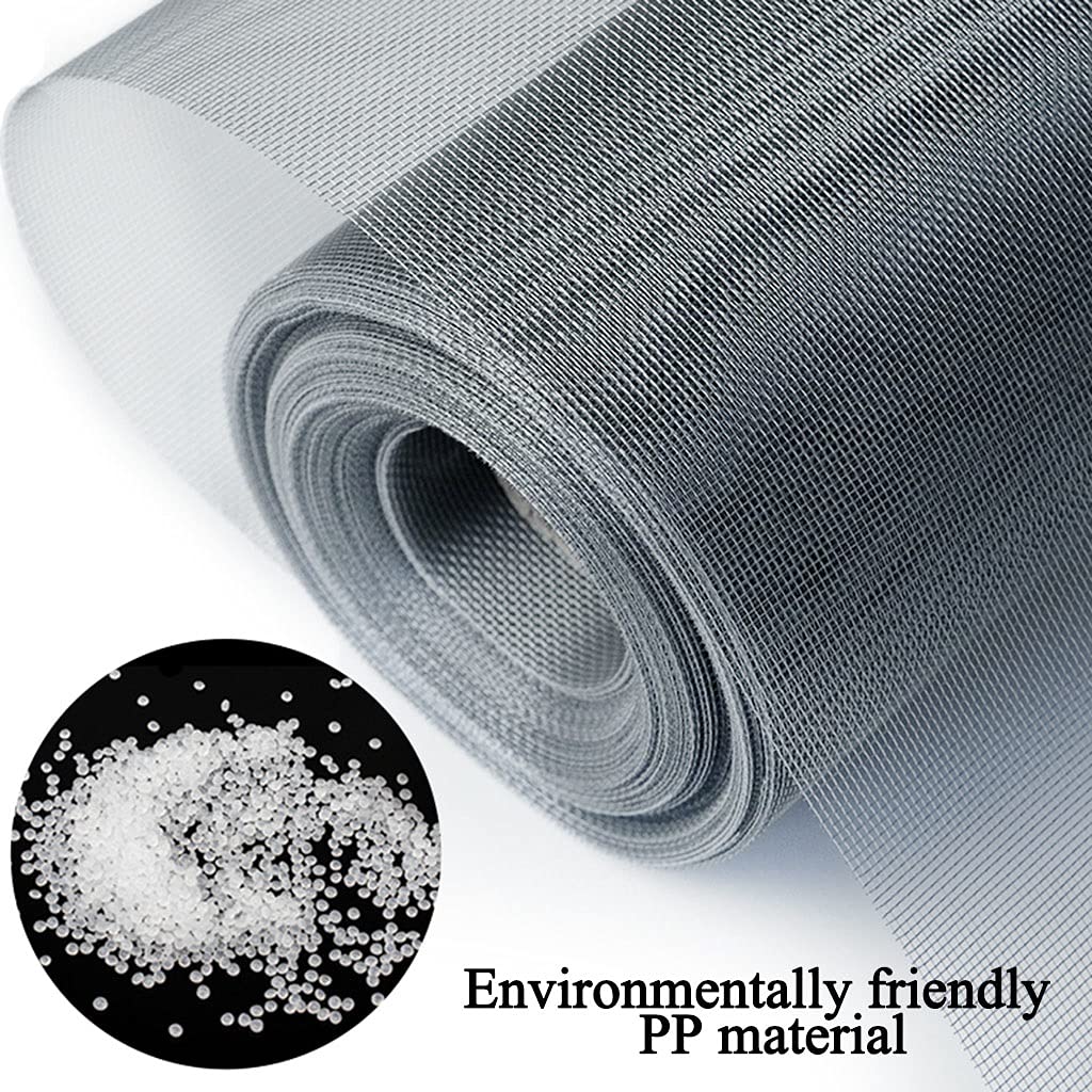 Fiberglass Window Screen 48x16.4ft Mesh - Insect Barrier Replacement ...