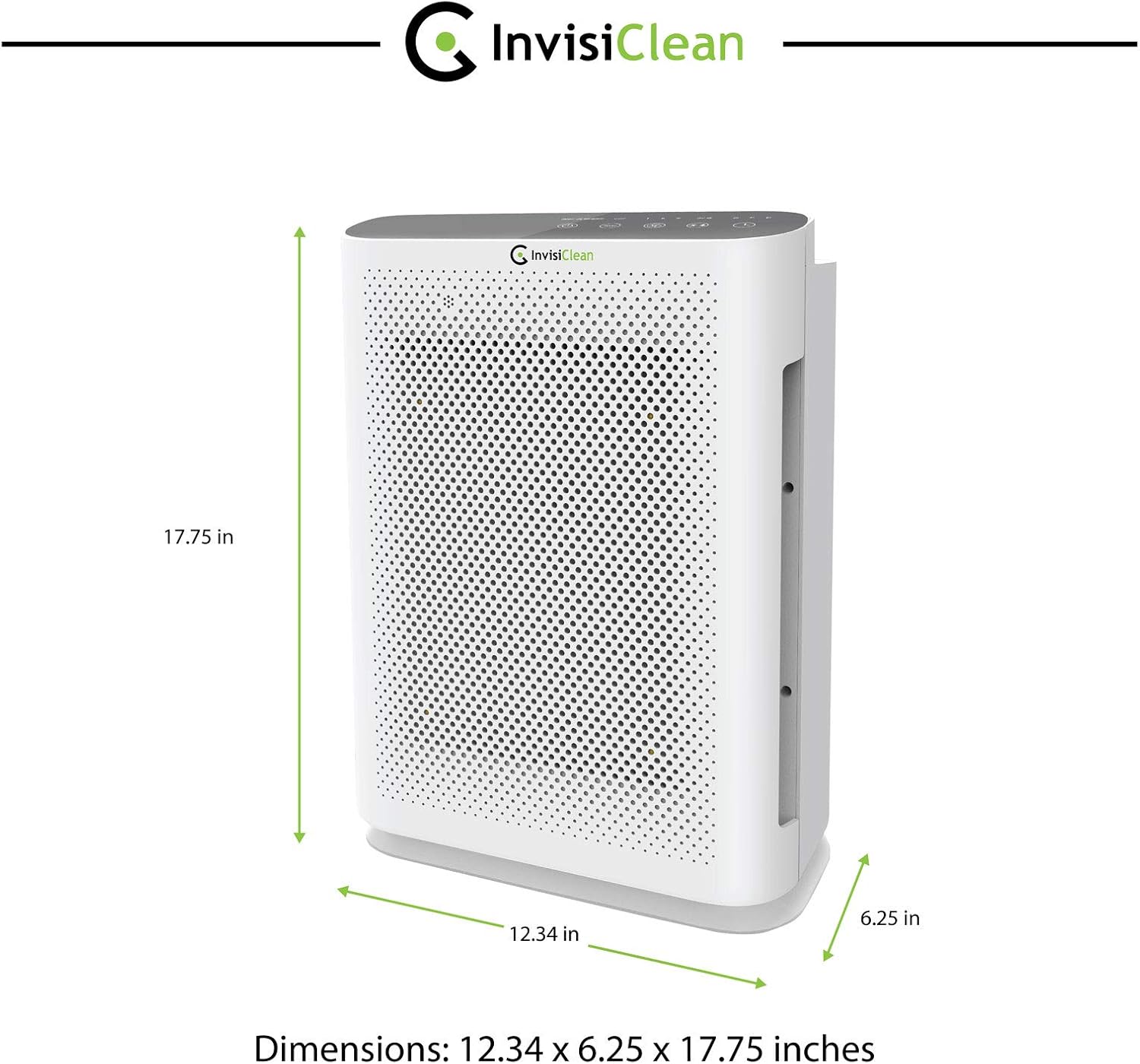 50% Off Discount InvisiClean Aura II Air Purifier - 4-in-1 H13 True HEPA, Ionizer, Carbon + UV Light - Air Purifier for Allergies & Pets, Viruses, Bacteria, Home, Large Rooms, Dust, Mold, Allergens, Odor Elimination