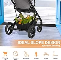 Vista 4 de Rampas de umbral para puertas, rampas de goma autoadhesivas para umbral de puerta, rampa de umbral de puerta de goma para silla de ruedas