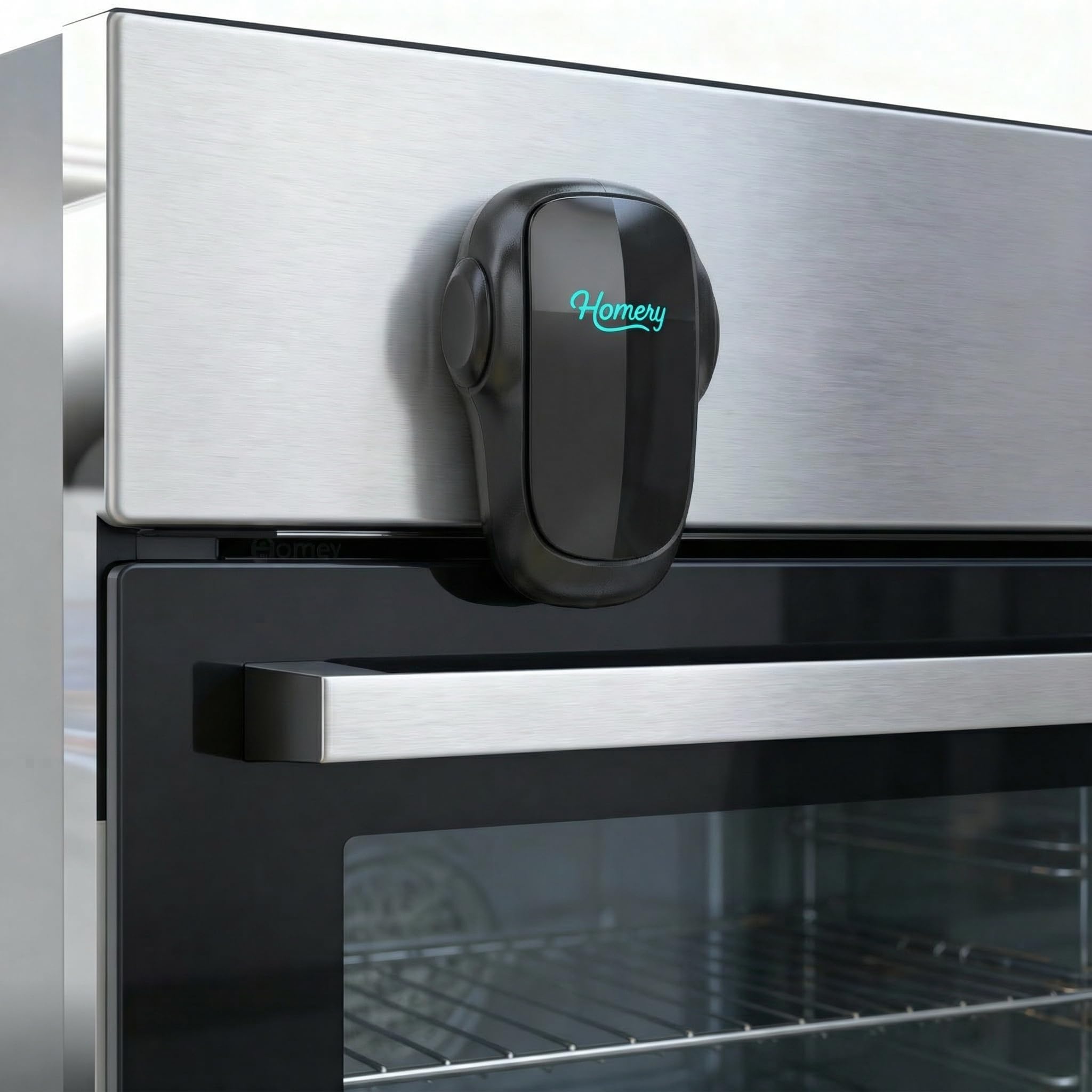 Backofen Kindersicherung [1 Stück] – Baby Ofensicherung ohne Bohren, Herdschutz Kinder, hitzebeständige Kindersicherung Herd – Backofensicherung Kinder & Kindersicherung Backofentür