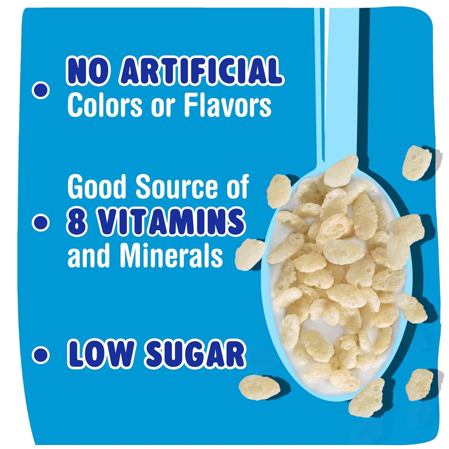 Kellogg's Rice Krispies Cold Breakfast Cereal, Kids Snacks, Baking Marshmallow Treats, Family Size, Original (3 Boxes)