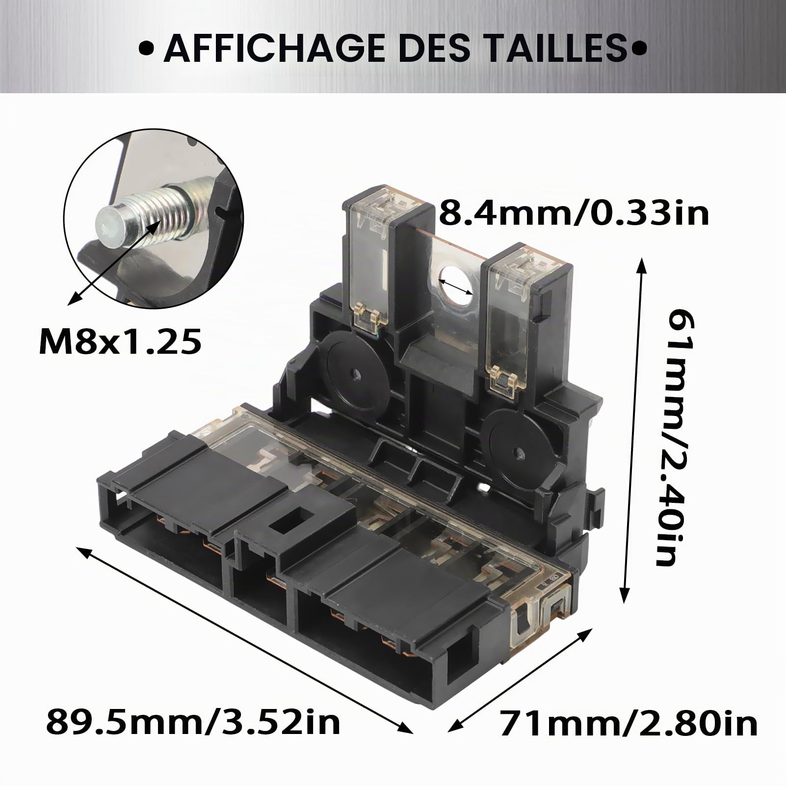 Fusible Batterie à Charge Positive Pour G35 FX35 FX45 NV200 24380BB50A/2438079913 Borne de Fusible de Batterie