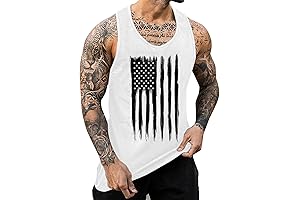 Miles Sanders American Flag Tank Top