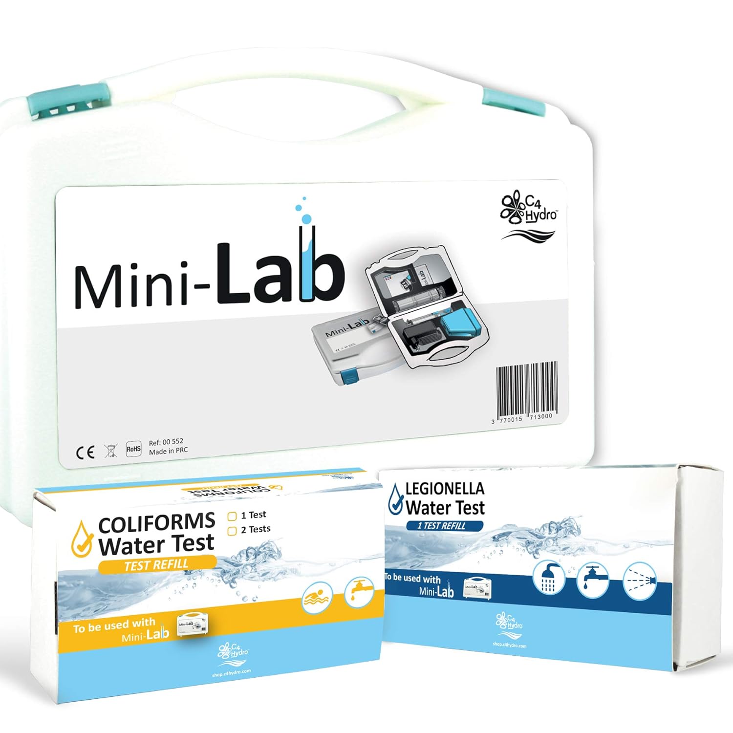 Starter Pack Legionella Water Test Includes 1 MiniLab + 1 Legionella