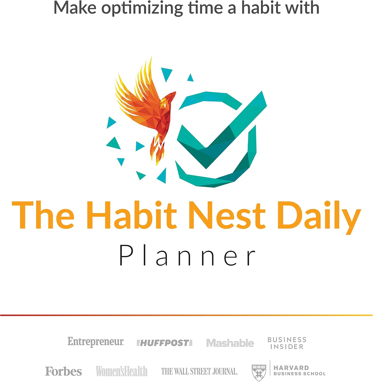 The Habit Nest Daily Planner,The Ultimate Undated A5 Planner. Plan each day to perfection, boost productivity, Organizer, and Habit Tracker Journal.