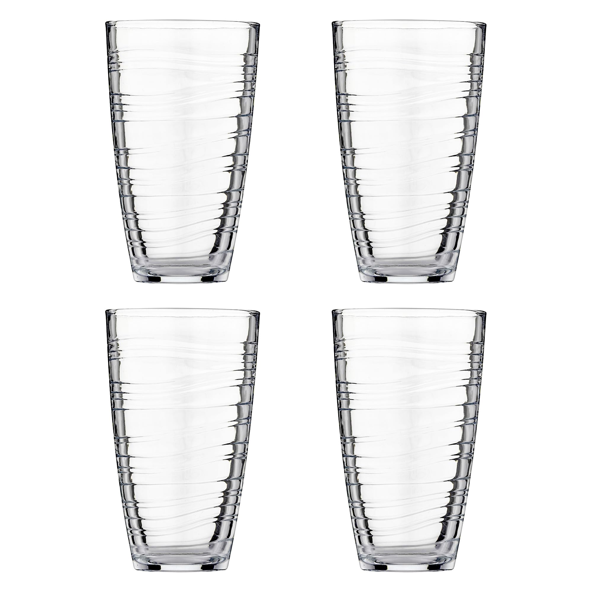 Ravenhead Essentials Swirl Super Hiball Glass Set of 4 48cl