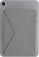 Vista 8 de MOFT Soporte delgado invisible para tableta, diseño ajustable y plegable, compatible con tabletas de hasta 7.9-9.7 pulgadas, versión adhesiva, gris