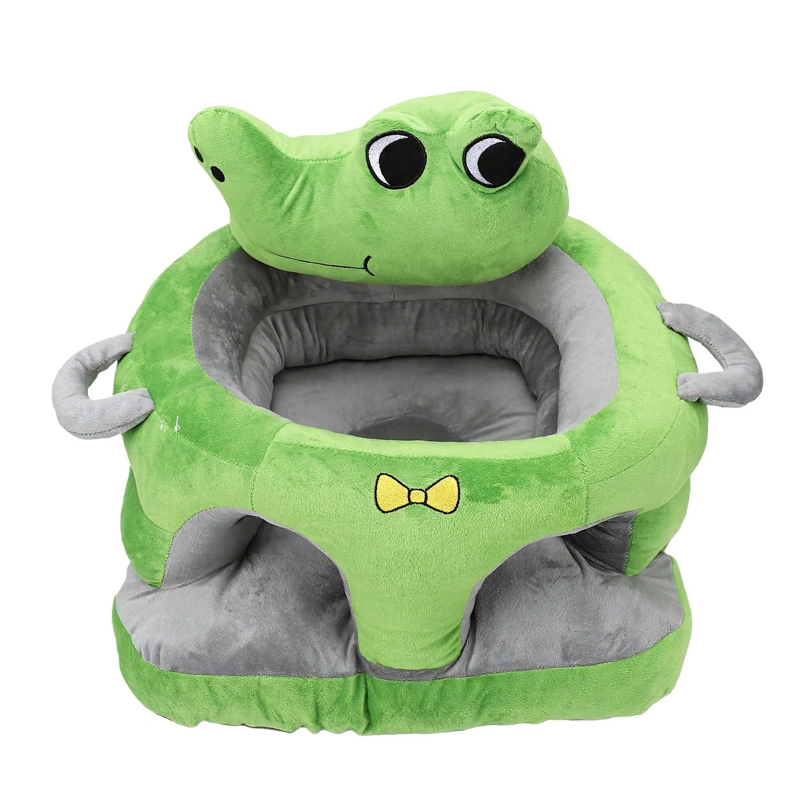 Sxhlseller Seggiolino per Bambini in Peluche con Supporto per la Schiena per Sedersi, Simpatico Cartone Animato Animale Seggiolone da Terra per Neonati, Morbido Divanetto per Sicurezza e Comfort,