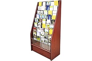 FixtureDisplays® 9-Tier Leaflet Holder: Your Informational Lifeline for Maximum Exposure