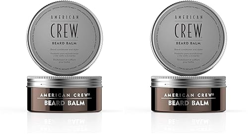 Vista 7 de American Crew Bálsamo para barba, acondicionador y estilizador, aceite de almendras dulces, manteca de karité, 2.3 onzas líquidas