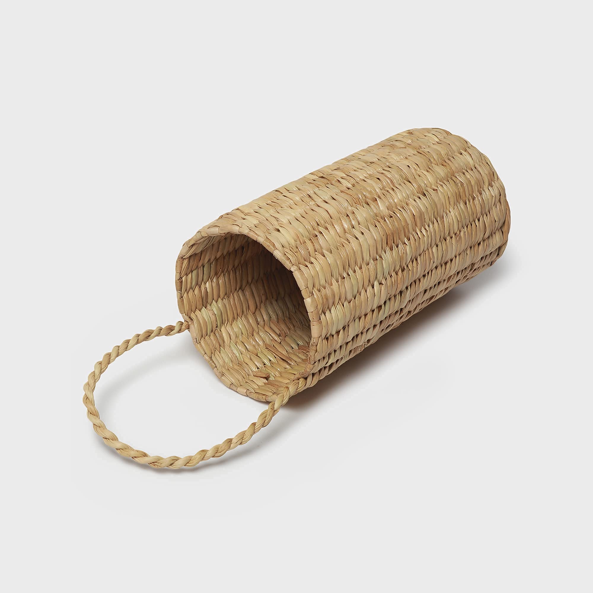 Habere India-All the Cultures Fabricating India Gift Hamper Baskets | Decorative Storage Basket | Jute Bottle Holder (Beige) 1