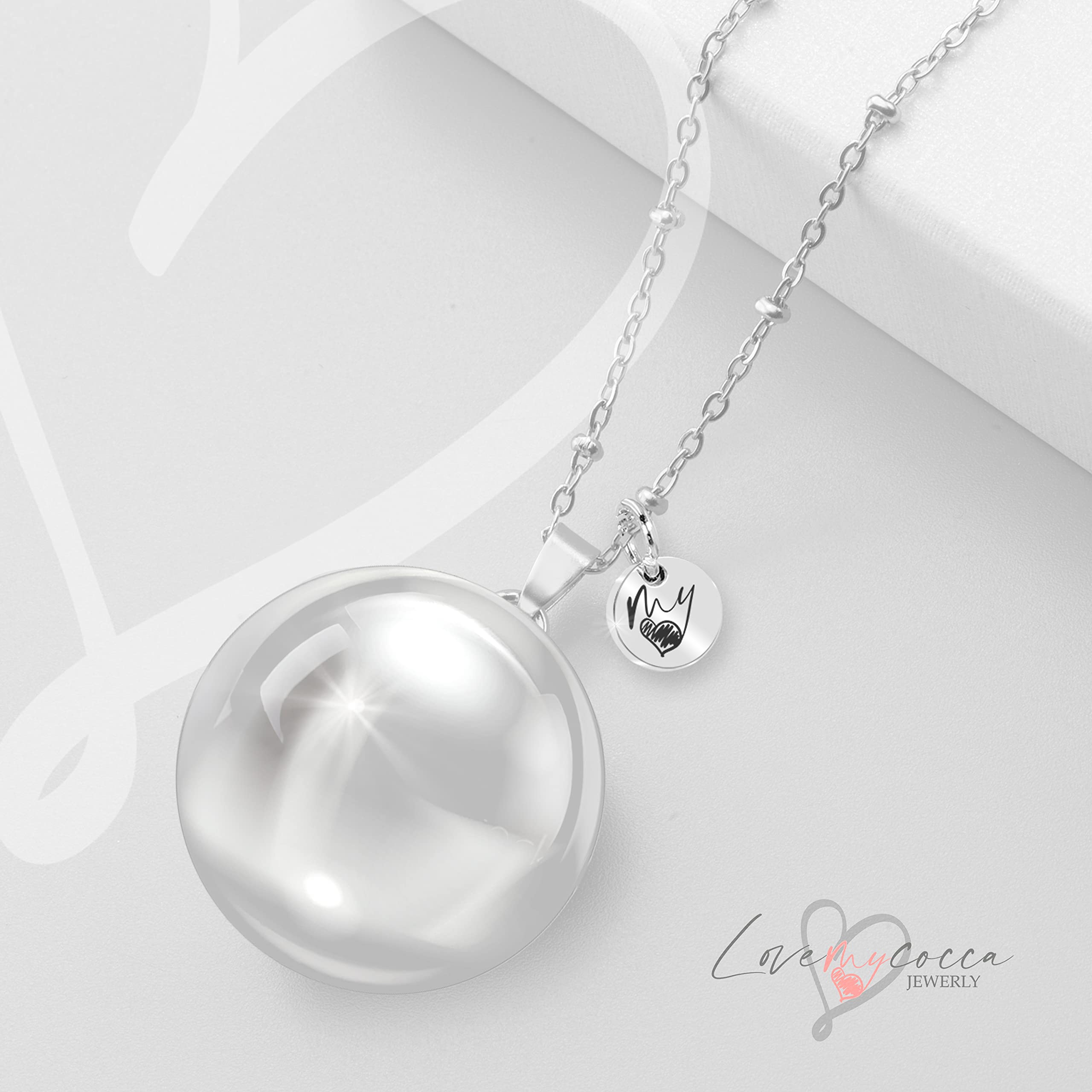 Collier Appel Anges Grossesse, avec coffret cadeau personnalisé inclus, le rappel des anges, est idéal pour des idées cadeaux pour maman, Collana Lunga, Laiton, Sans objet