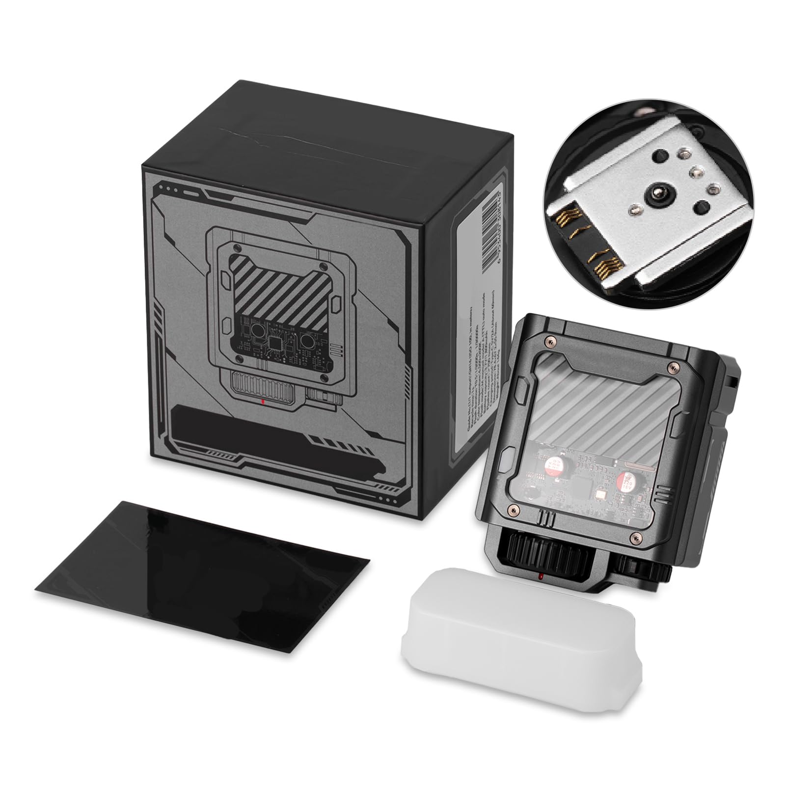Generic Torcia a Contatto Caldo GN16 da 26 W Modalità TTL Versatile e Manuale per la Fotografia Professionale Temperatura Colore 6500 K 1 unità (#1)