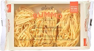 Rummo Fettuccine Pasta N.94 - Fettuccine Pasta Noodles, Dry Pasta, Curly Noodles, Egg Noodles, Italian Pasta - 8.82 Ounce (Pack of 1)