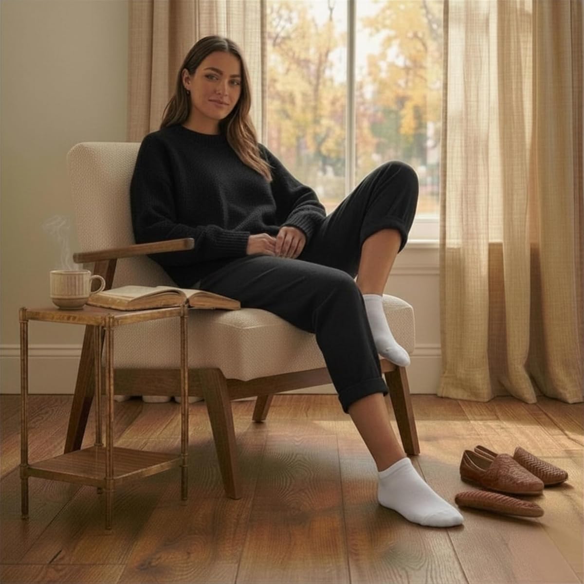 Recycled Cotton Low-Cut Socks view 4