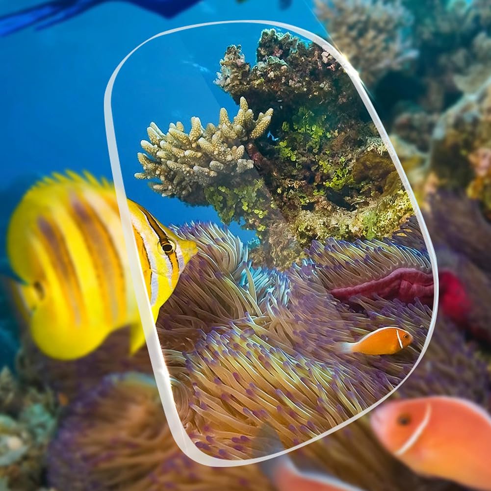 Lahdrhab Maschera da apnea in stile retrò anti-appannamento e impermeabile, maschera subacquea da pesca da uomo, occhialini da nuoto attrezzatura subacquea