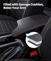 Vista 5 de Funda para Reposabrazos de Consola Central para Subaru 2018-2023 Crosstrek y 2017-2023 Impreza, Funda Protectora de Tapa de Caja de Reposabrazos