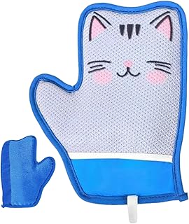 Wpsagek Tierhaarentfernungs-Handschuhe Elektrostatisch | Katzenhaar Entferner Handschuh Fusselentferner - Katzenpflege Zubehör Für Teppich Sofa Autositz Kleidung product image