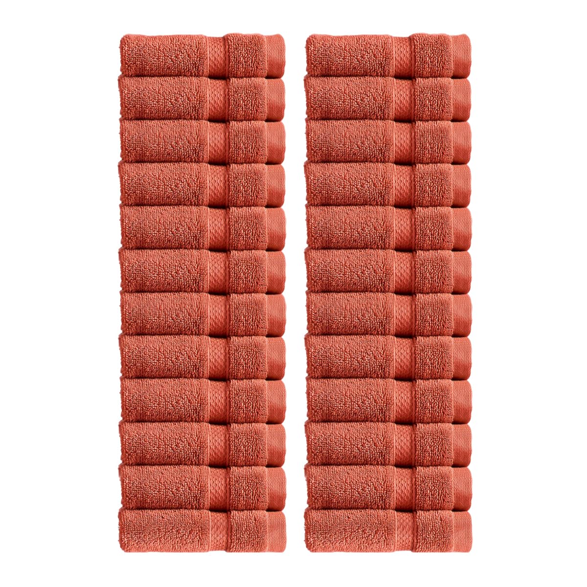 Christy Chroma Bath Towels | Set of 2 | Highly Absorbent Heavyweight 675GSM | Bold and Bright | Soft Velvety Smooth Bathroom Shower Towels | 100% Cotton | Sustainably Made | White — view 56