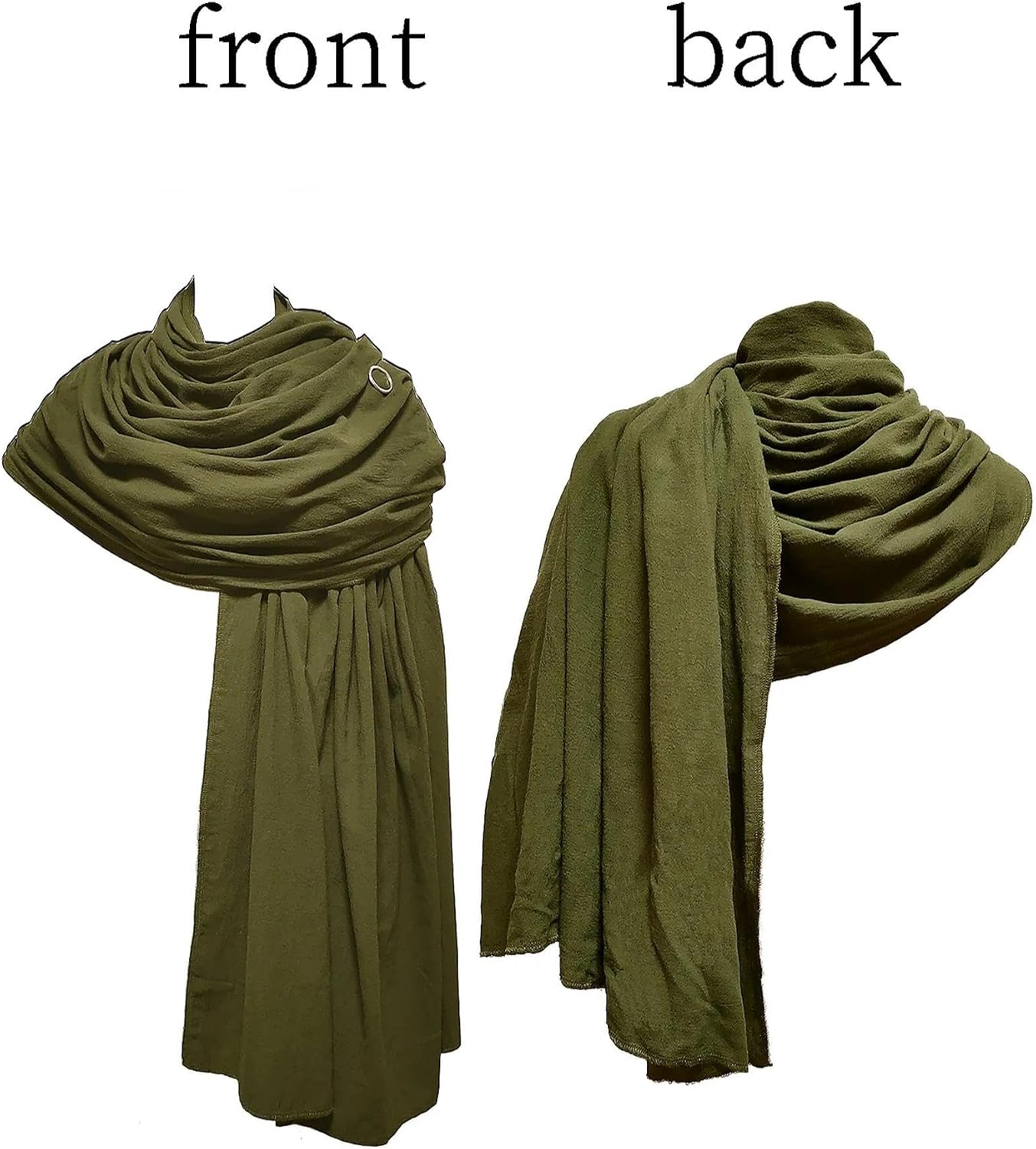 Shawl Scarf Vikings Cosplay Mens Medieval Neck Hooded Cape Women Retro Costume Cotton Renaissance Cloak for Party